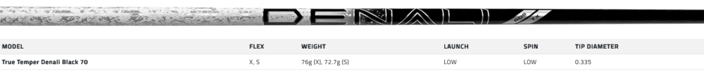 Bois de Parcours Cobra DS-ADAPT LS shaft