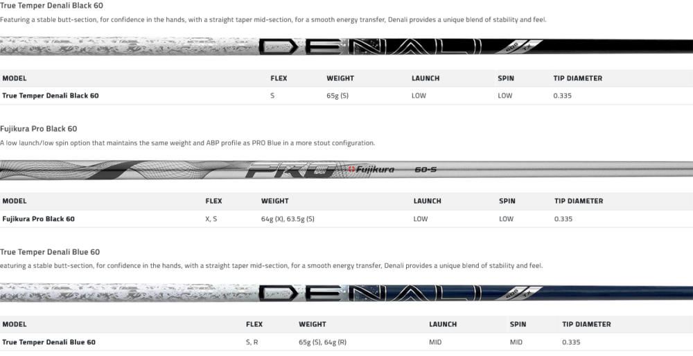 Driver Cobra DS-ADAPT LS shafts